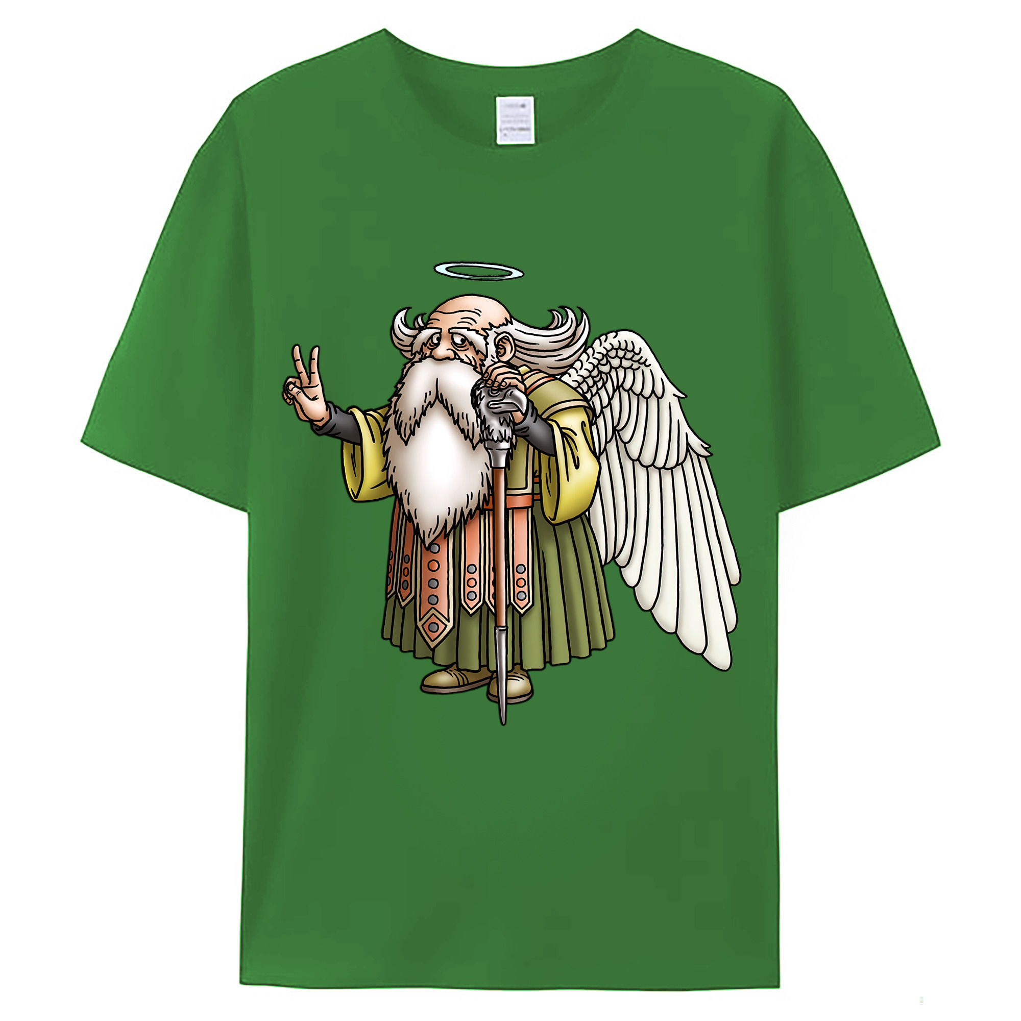 （画像用） ドラゴンクエスト Doragon Kuesuto Dragon Quest レディースカジュアルプリントTシャツ（綿100％）